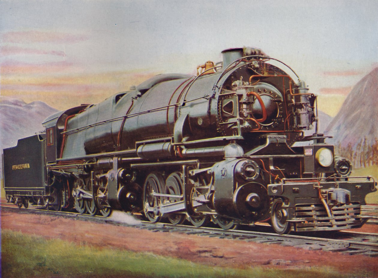 300tunový americký nákladní motor typu palička. Pennsylvania Railroad, 1926 od Unbekannt