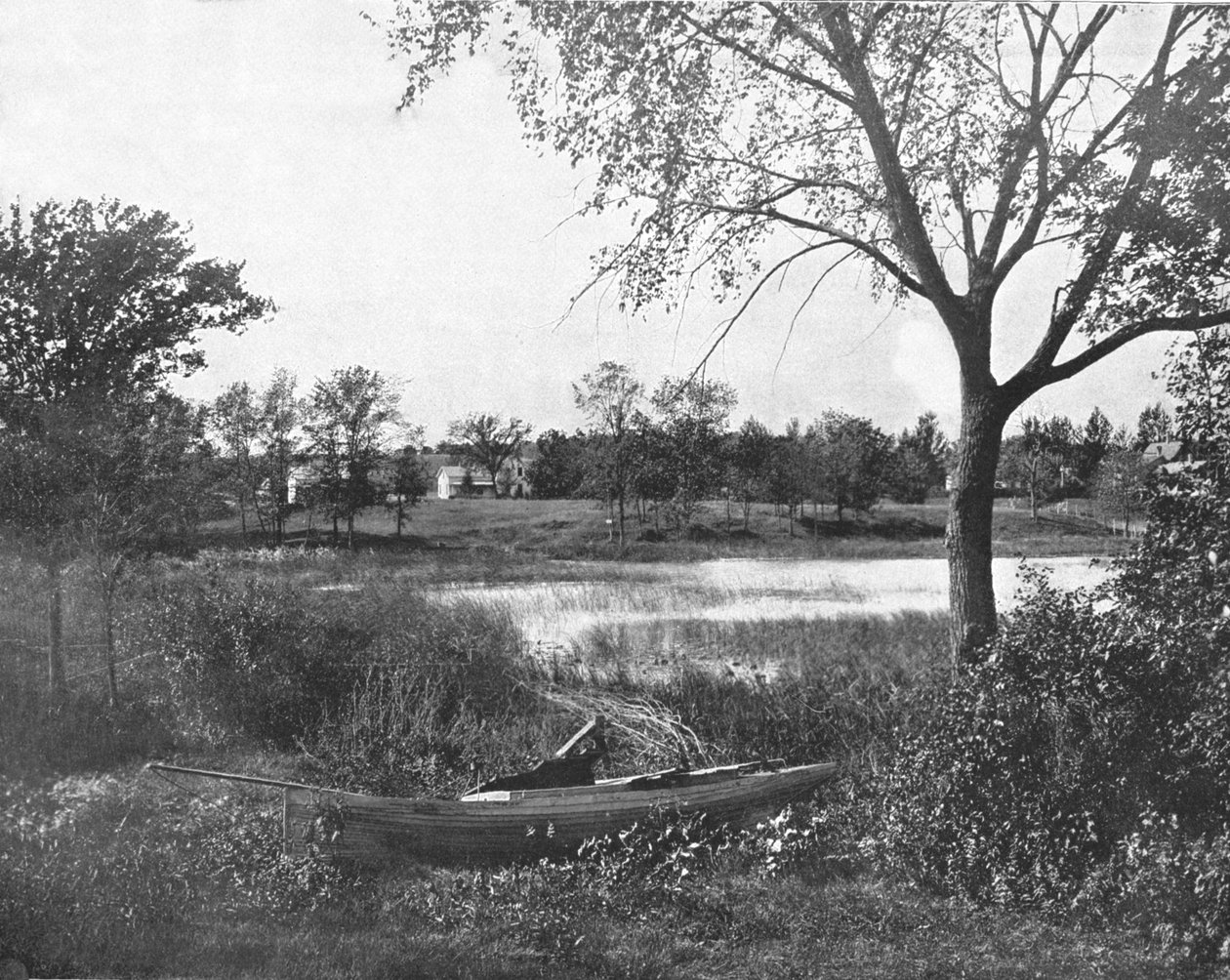 Zátoka v Lac la Belle, Oconomowoc, Wisconsin, USA, c1900. od Unbekannt