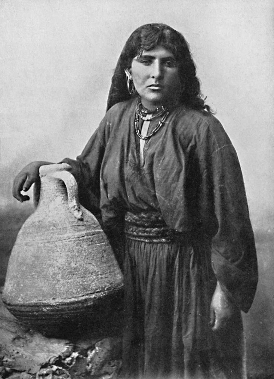 Beduínská žena, Egypt, 1912 od Unbekannt