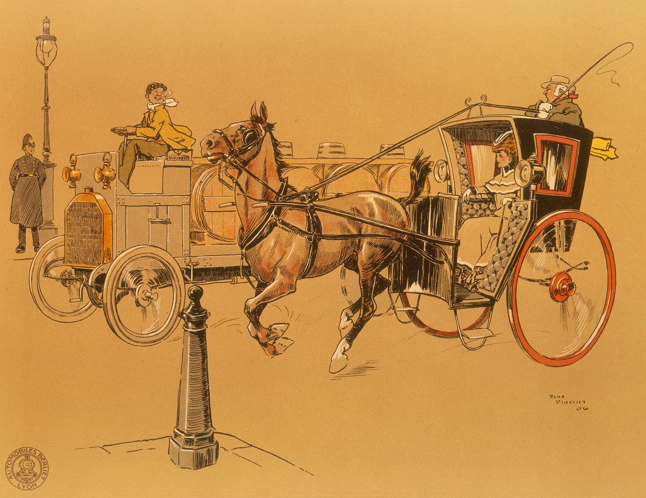 Nákladní automobil Berliet, 1906 od Unbekannt