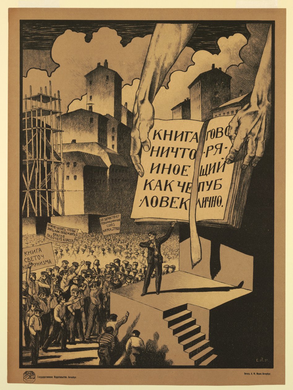 Kniha není nic jiného než člověk, který veřejně mluví, 1920 od Unbekannt