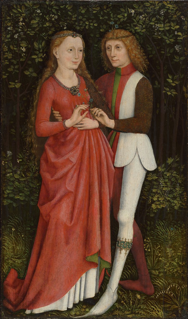 Svatební pár, c. 1470. od Unbekannt