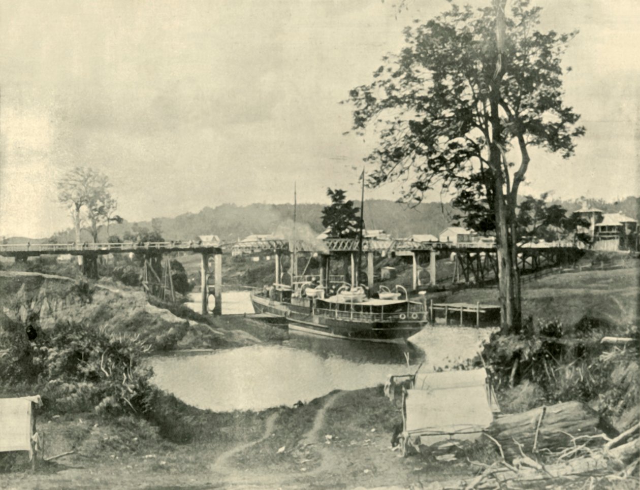 Most v Lismore, 1901. od Unbekannt