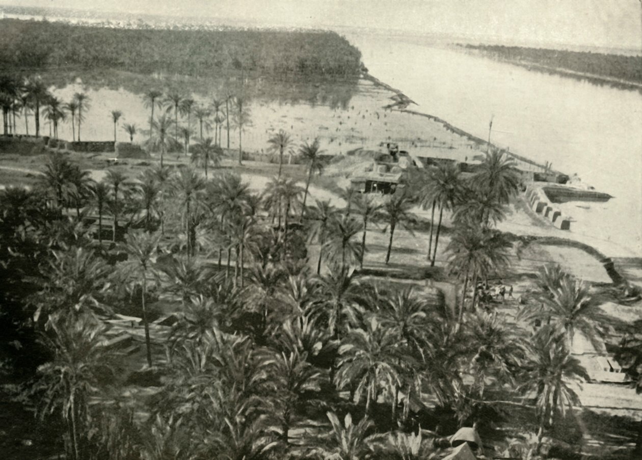 Britská pozice na řece Tigris, 1919. od Unbekannt
