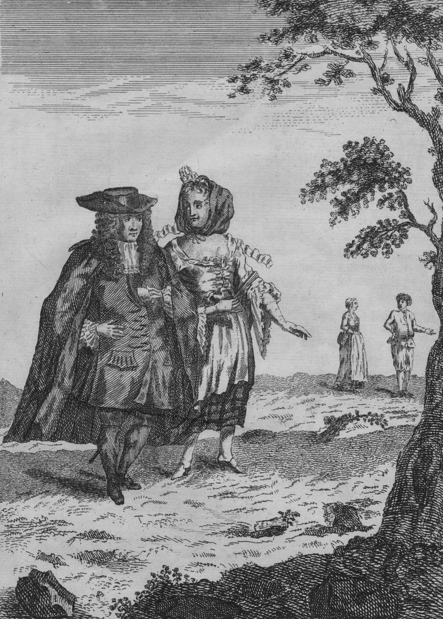 Purkmistr a jeho žena, konec 17.-začátek 18. století od Unbekannt