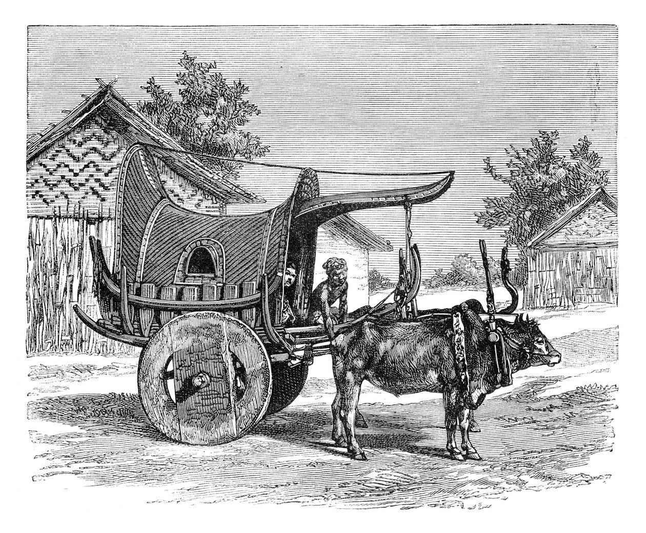Barmský vůz, Barma Myanmar, 1895 od Unbekannt