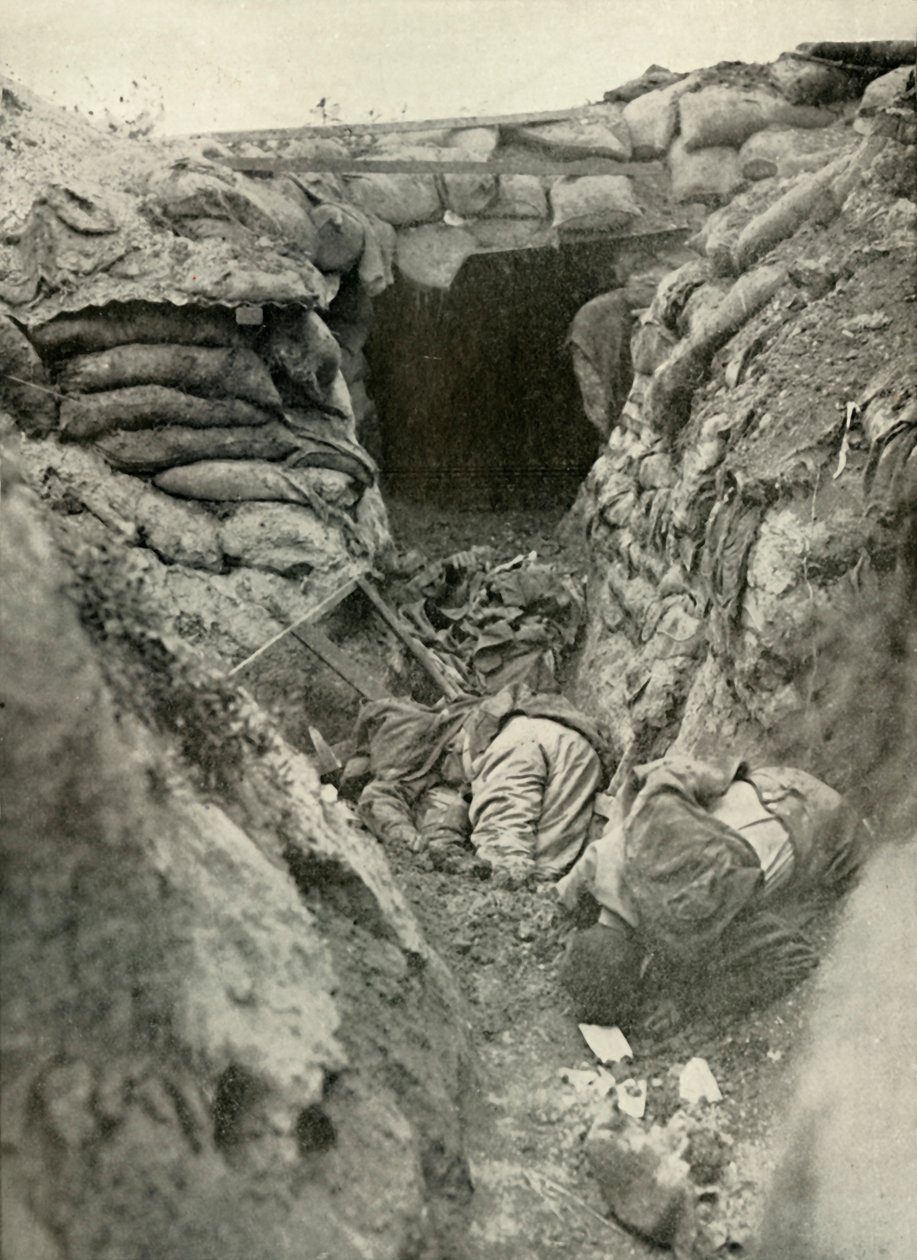 Dobytý německý příkop, 1919. od Unbekannt