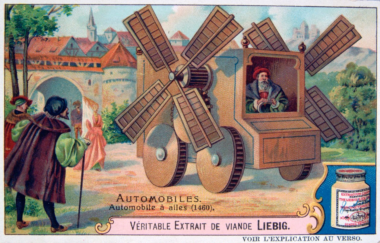 Auto s čepelemi, 1460, c1900 od Unbekannt