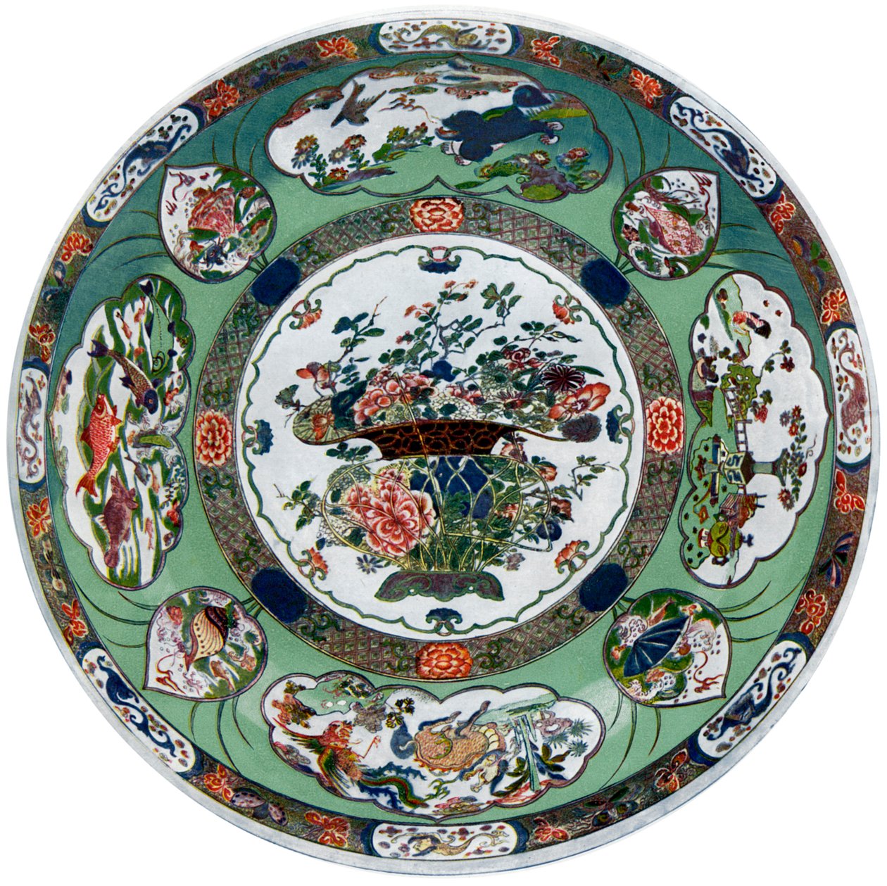 Čínský porcelánový pokrm z období Kang-he, 17. století 1903 od Unbekannt