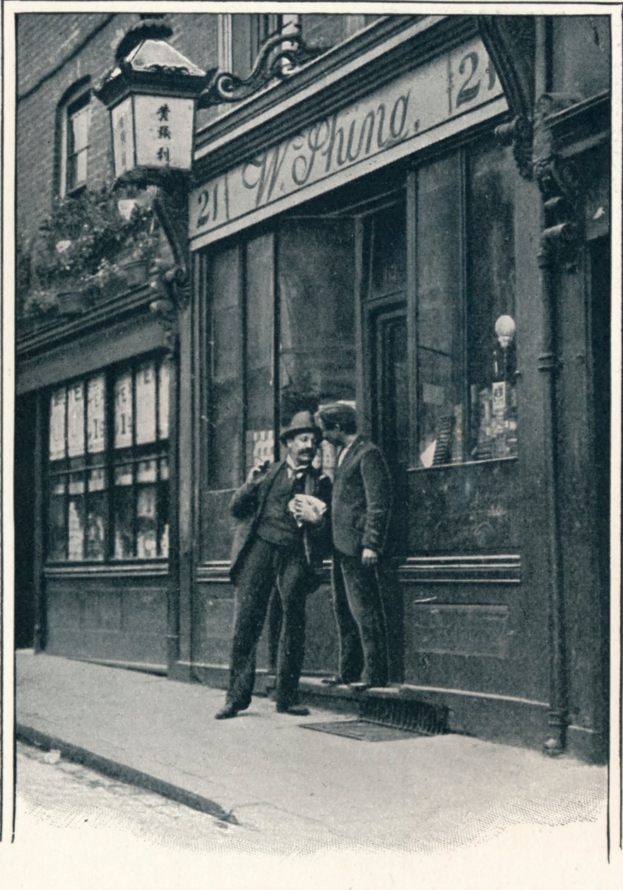 Čínský obchod, Limehouse, Londýn, c1900 1901 od Unbekannt