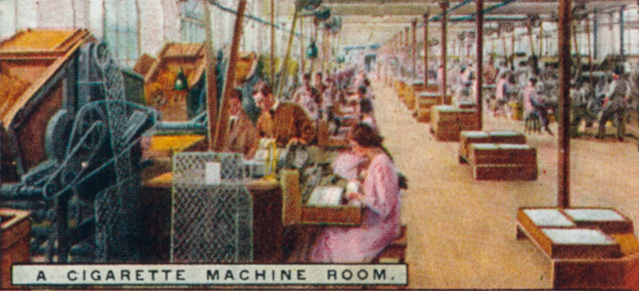 Cigarette Machine Room, 1926 od Unbekannt