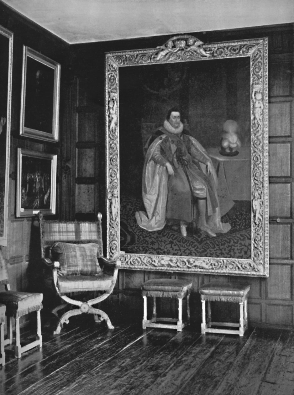 Roh galerie Leicester, Knole. S portrétem Jakuba I., 1928 od Unbekannt