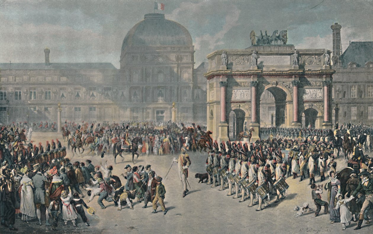 Den recenze pod říší, Place Du Carrousel, 1810, 1896 od Unbekannt