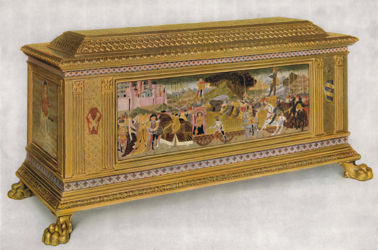 Florentine Cassone z patnáctého století, 1927 od Unbekannt