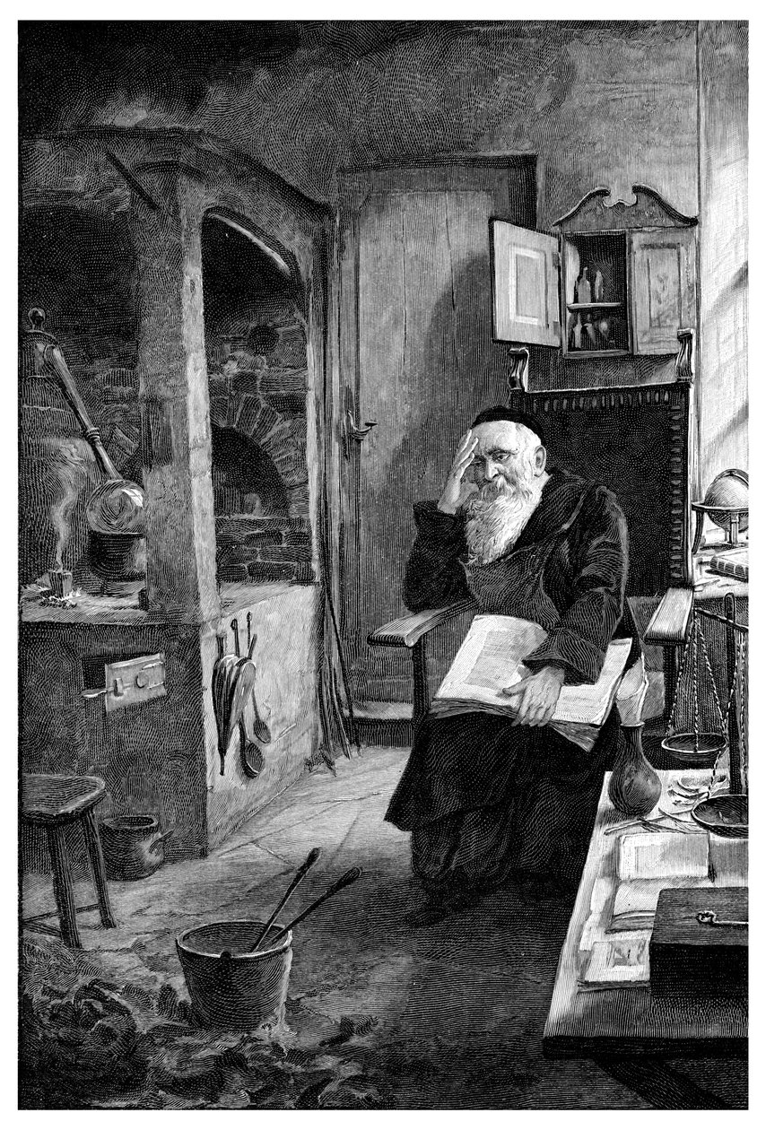 Na jeho krbu vždy hořel oheň, 1901 od Unbekannt