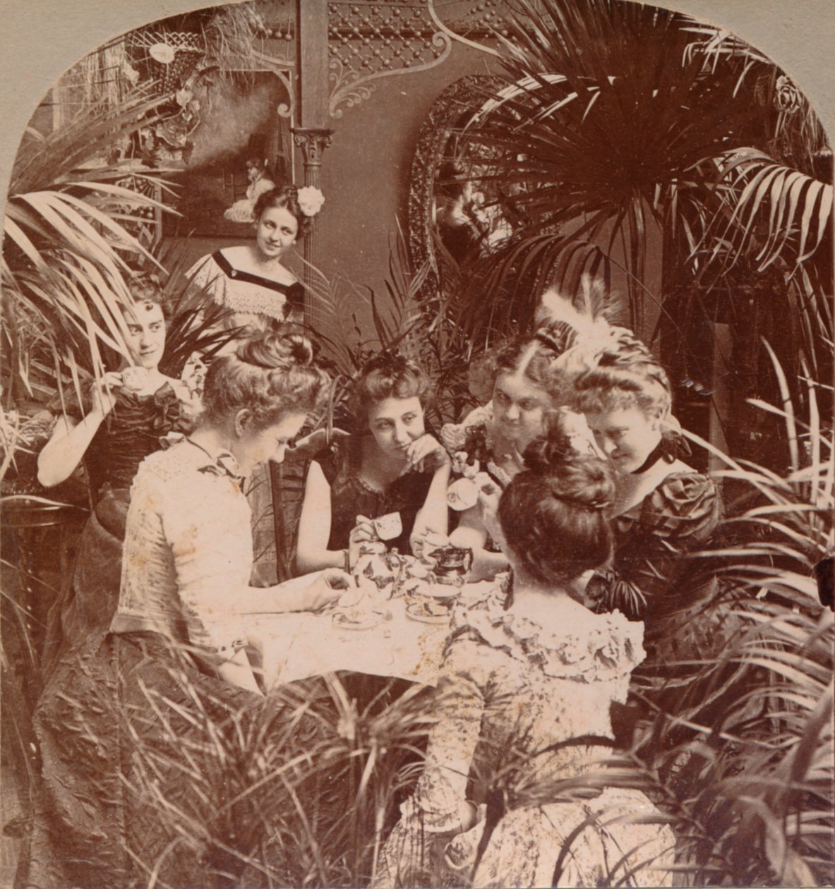 Štěstí v šálku čaje, 1901 od Unbekannt