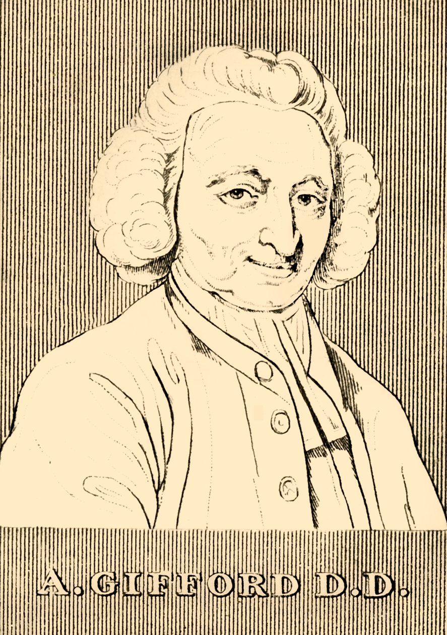 A. Gifford D.D., 1700-1784, 1830. od Unbekannt