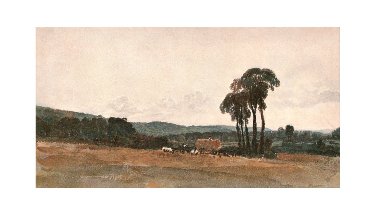 Scéna sklizně - venkovní skica, c1900. od Unbekannt