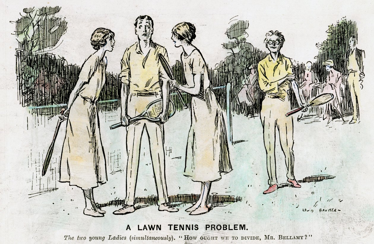 Problém s trávníkem, 1923 od Unbekannt