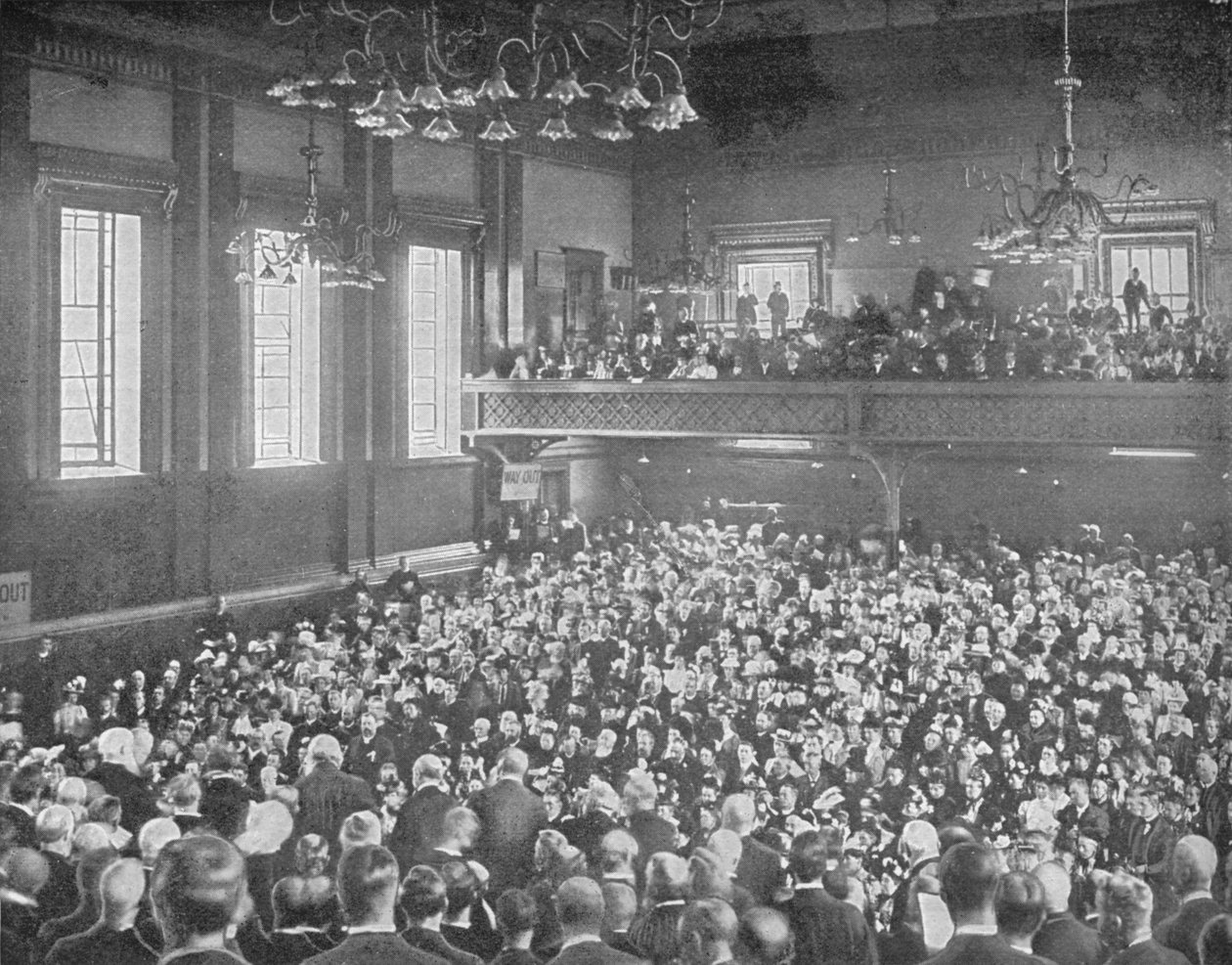 Květnové setkání, Exeter Hall, Londýn, c1903 1903 od Unbekannt