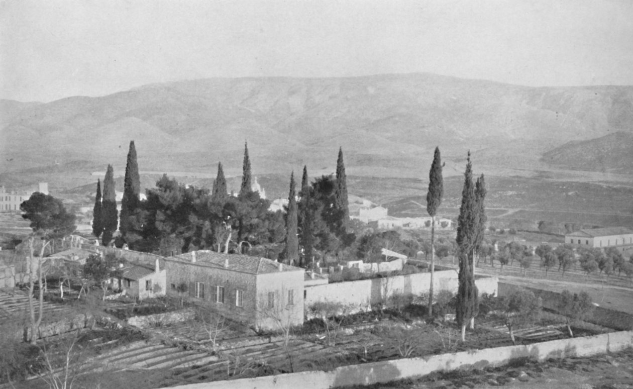 Klášter na úpatí Hymettus, 1913 od Unbekannt