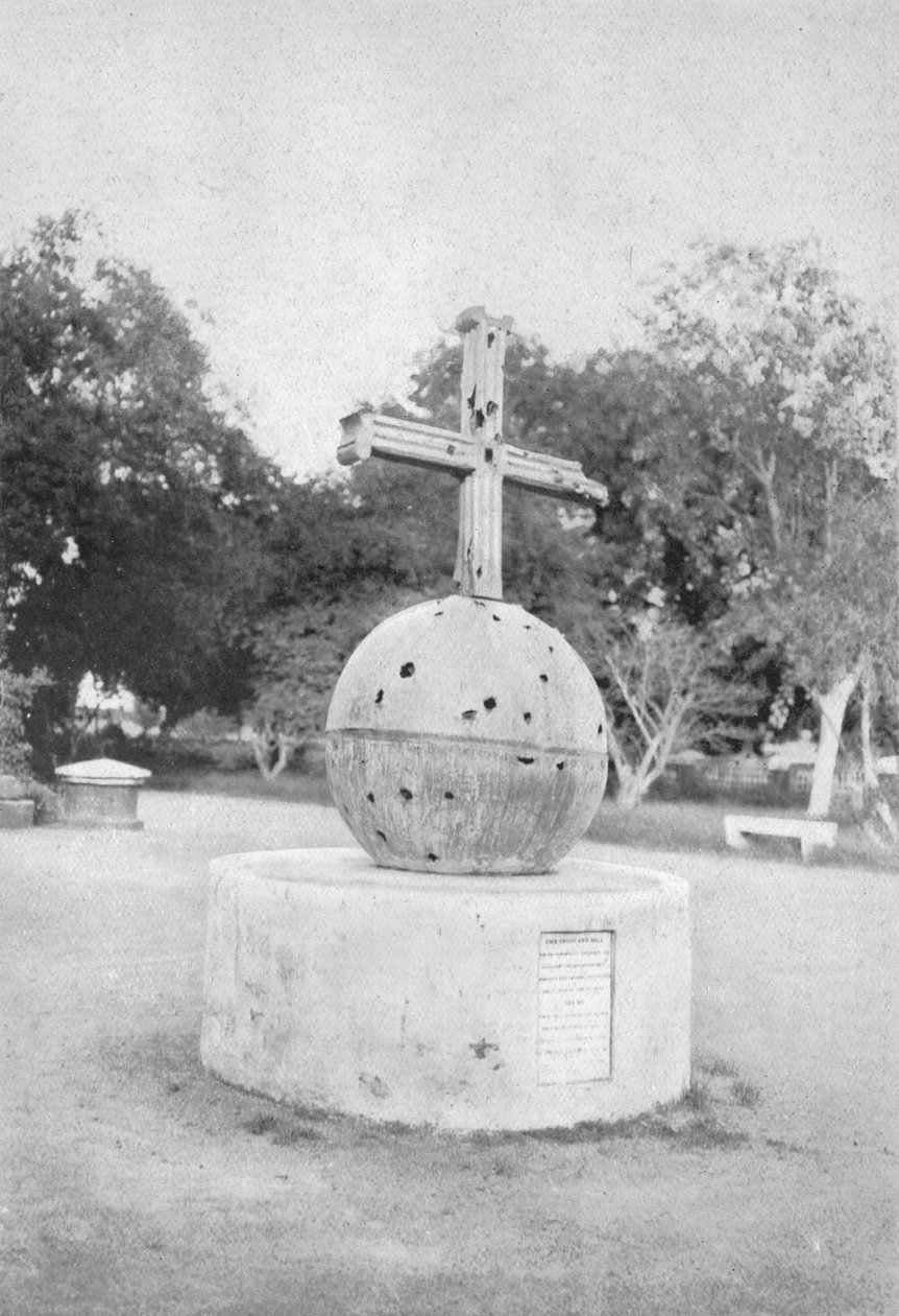Relikvie vzpoury - Kříž z kostela v Dillí, c1910. od Unbekannt
