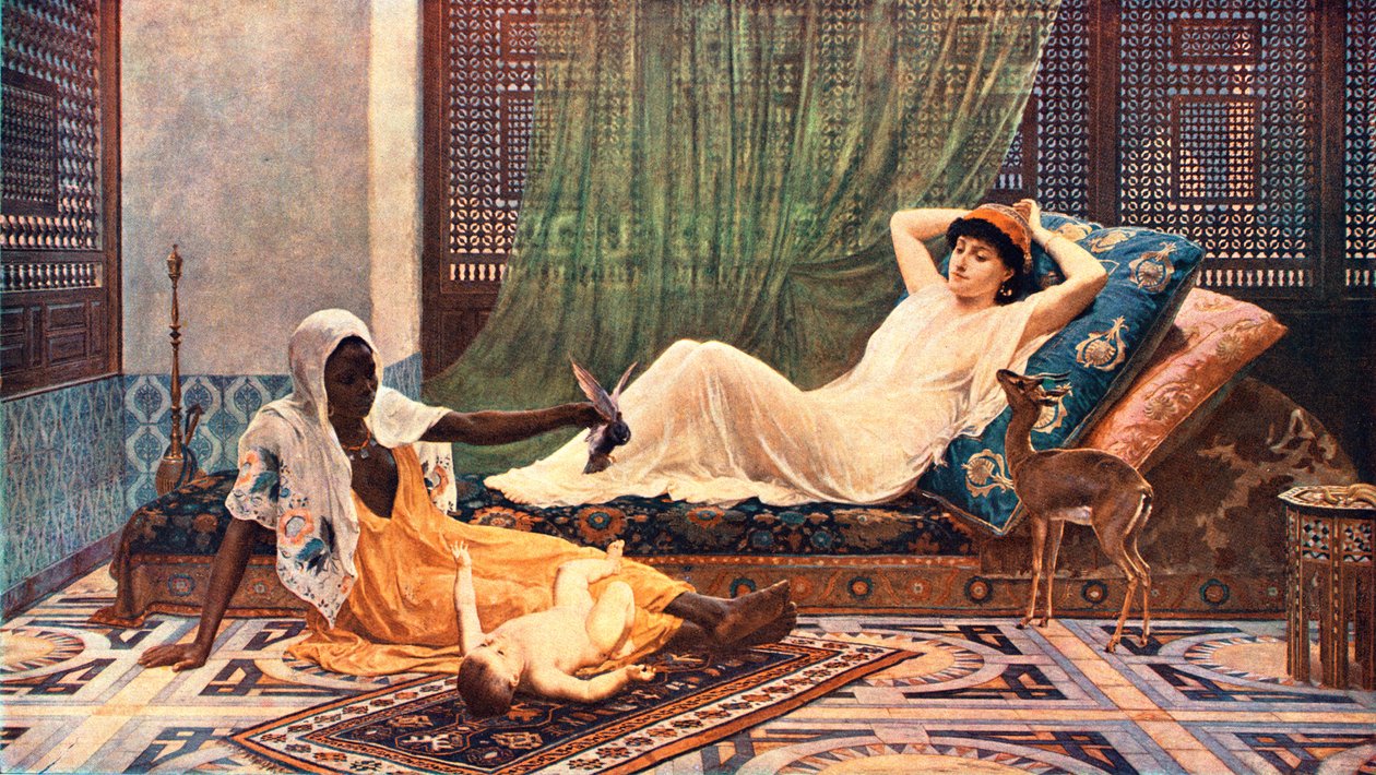 A New Light in the Hareem, 1884, c1902. od Unbekannt