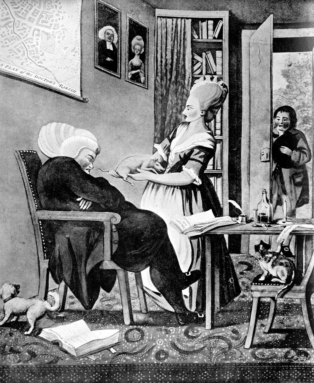 Příjemný způsob, jak prohnat doktora nebo prase Thythe No špatný pohled. 1770 od Unbekannt