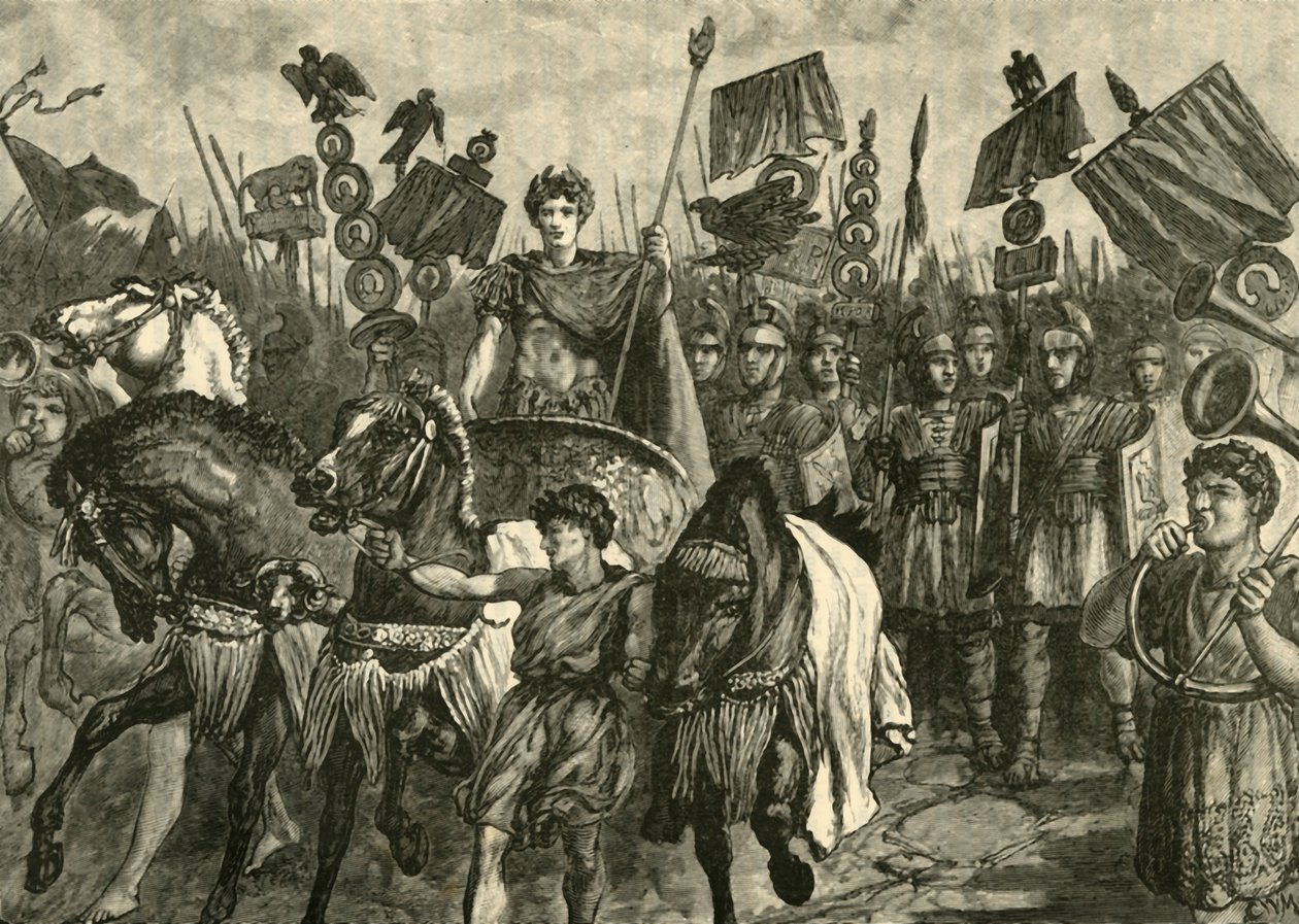 Římský triumf, 1890. od Unbekannt
