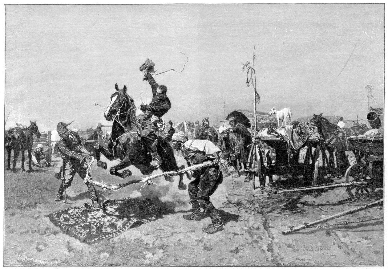 Ruský koňský veletrh, 1894 od Unbekannt