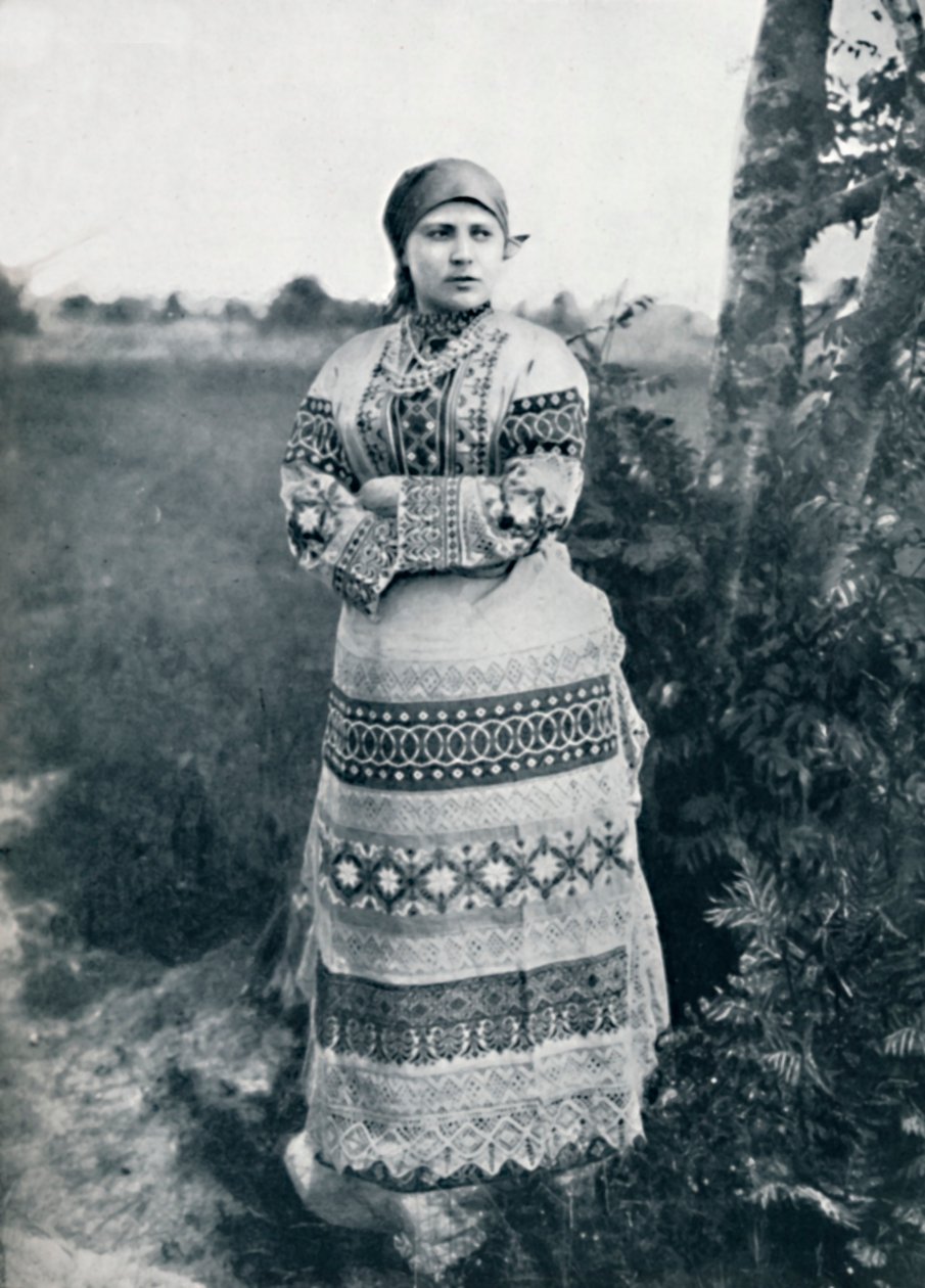 Ruský rolník v kostýmu, 1912 od Unbekannt