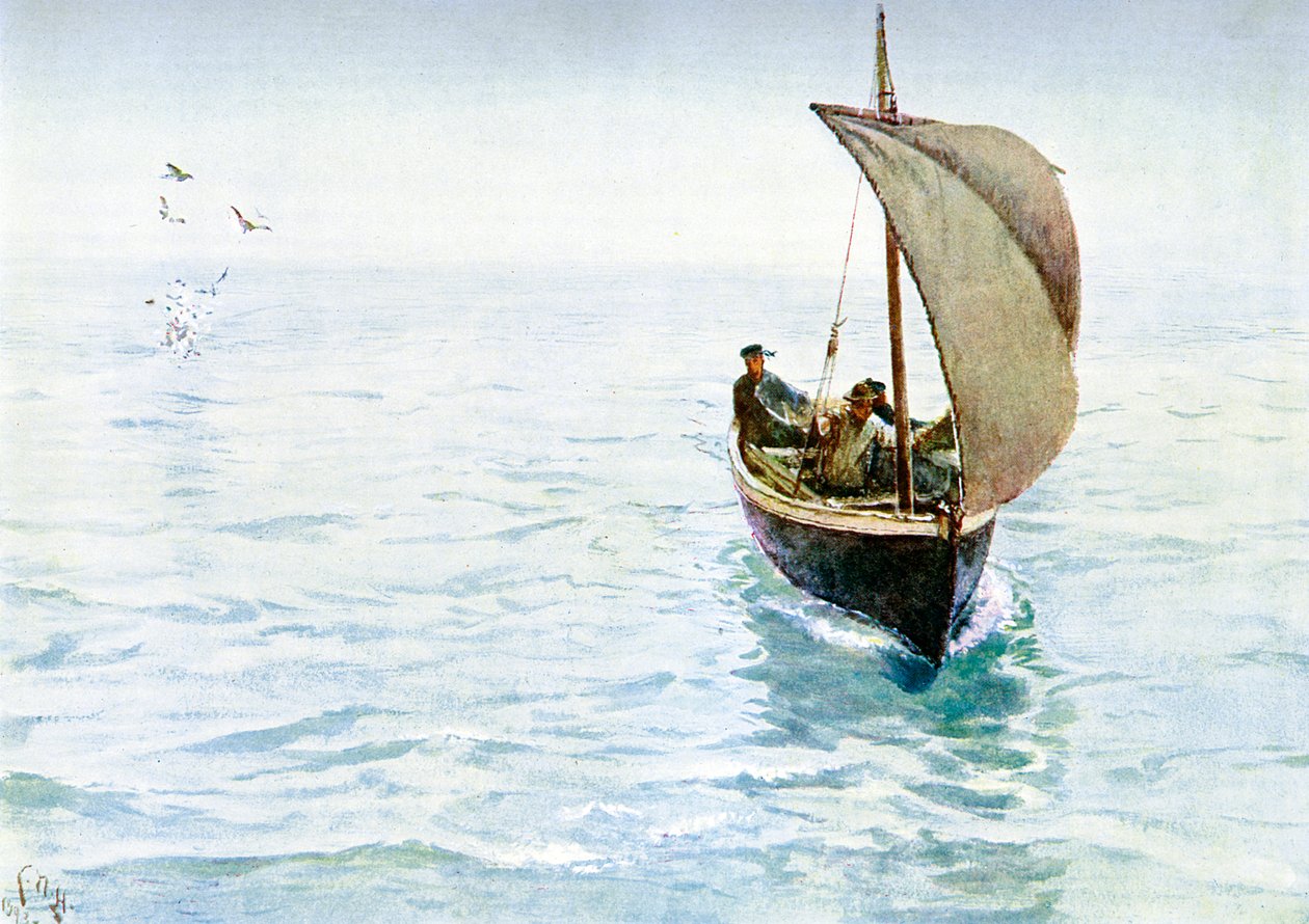 Skica, 1900 od Unbekannt
