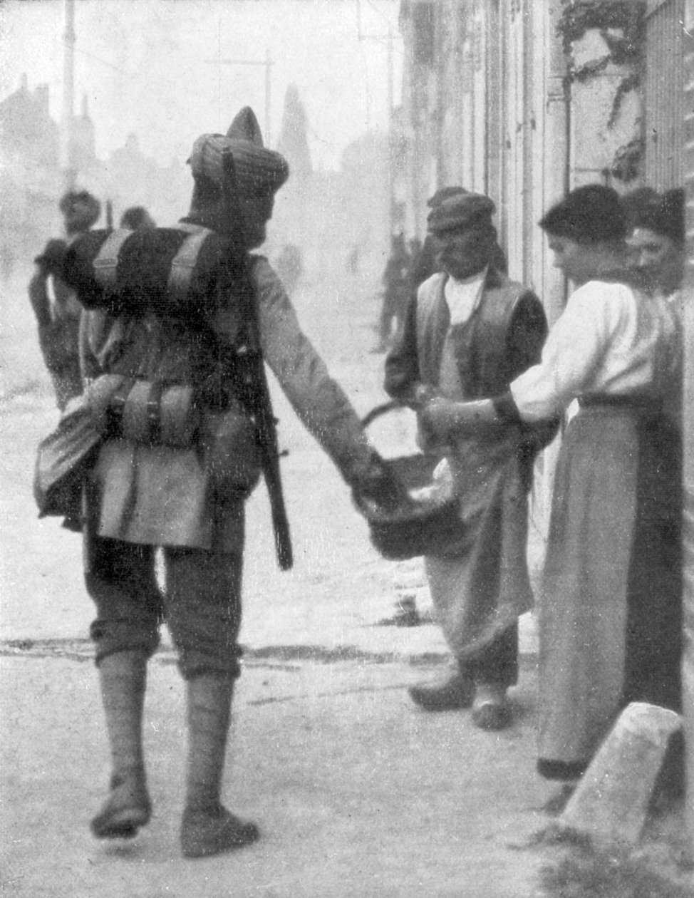 Voják z britské indické armády, Francie, c1915 od Unbekannt