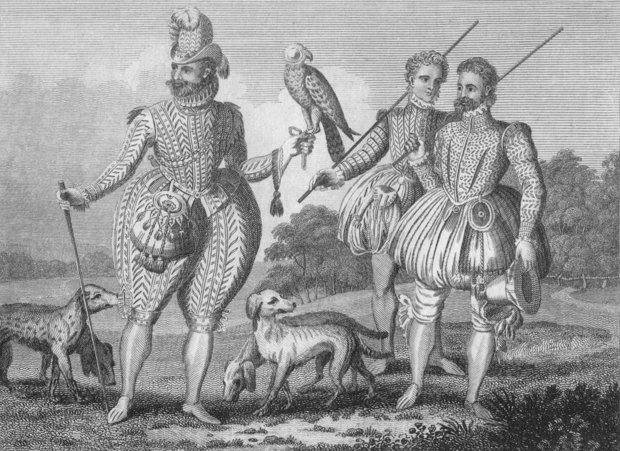 Sportovec 16. století, c1798. od Unbekannt