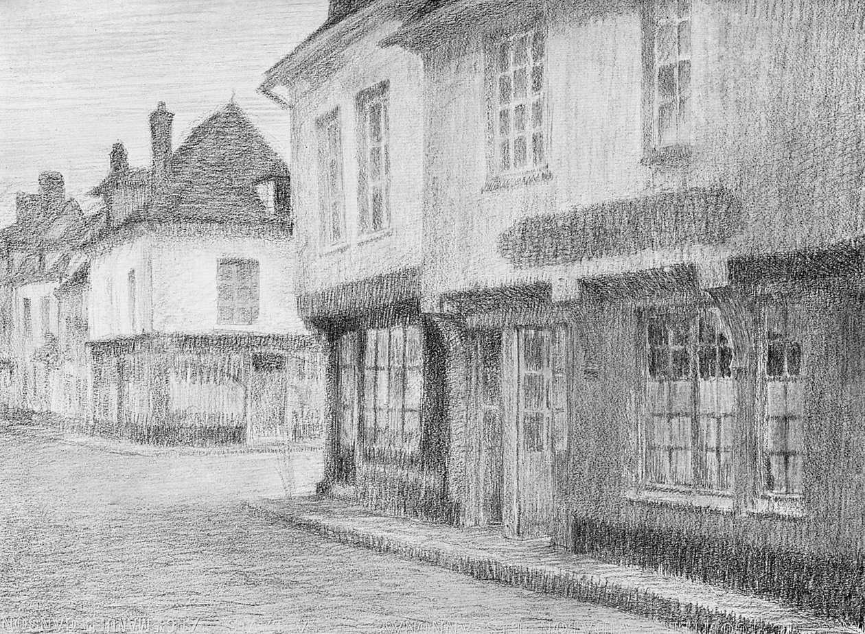 Ulice v Beauvais, 1901 od Unbekannt
