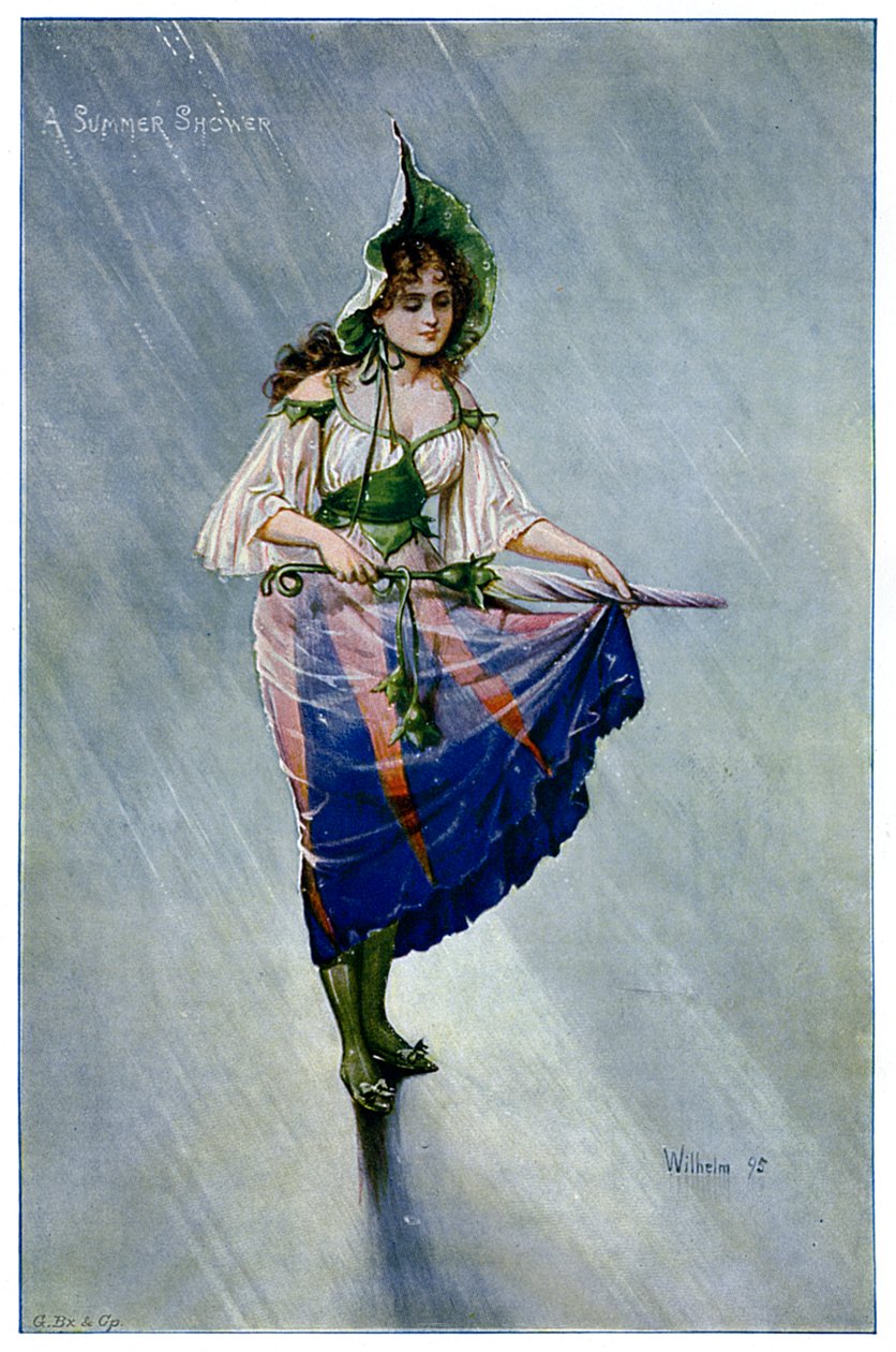Letní sprcha, 1899 od Unbekannt