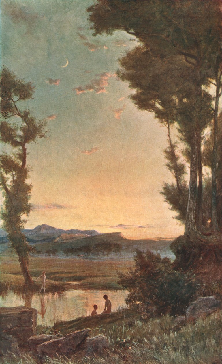 A Sylvan Stream, konec 19. století, c1902. od Unbekannt