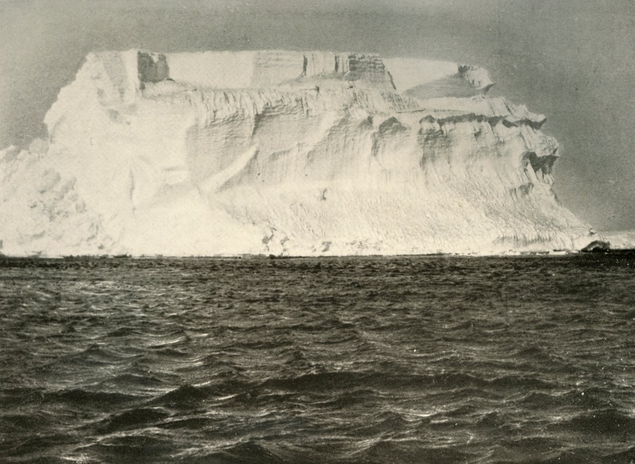 Tabulární hora typické antarktické formy, c1908, 1909 od Unbekannt