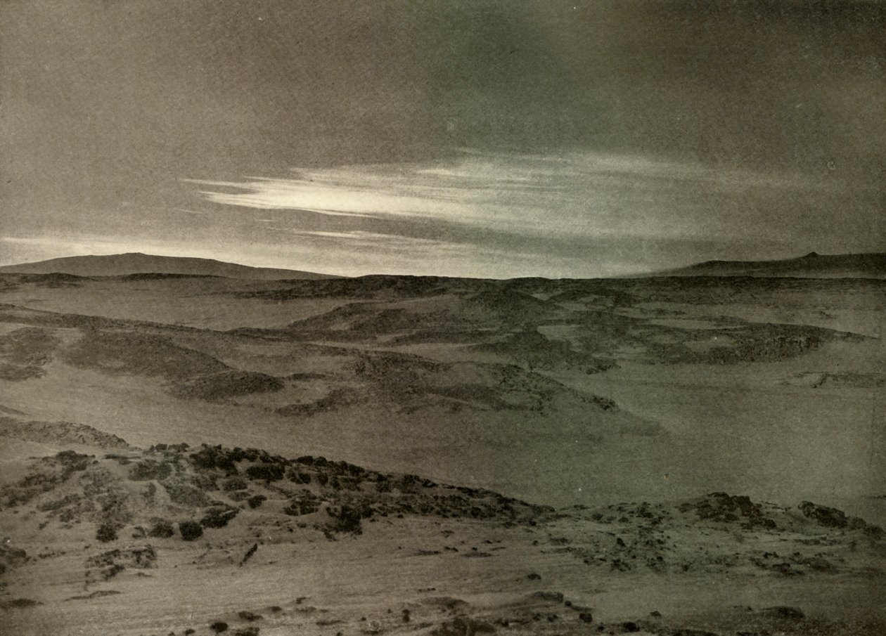 A View North, Towards The Dying Sun, v březnu, c1908, 1909. od Unbekannt