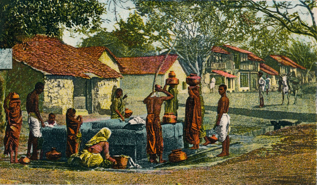 Vesnice v Bombaji předsednictví, 1906 od Unbekannt