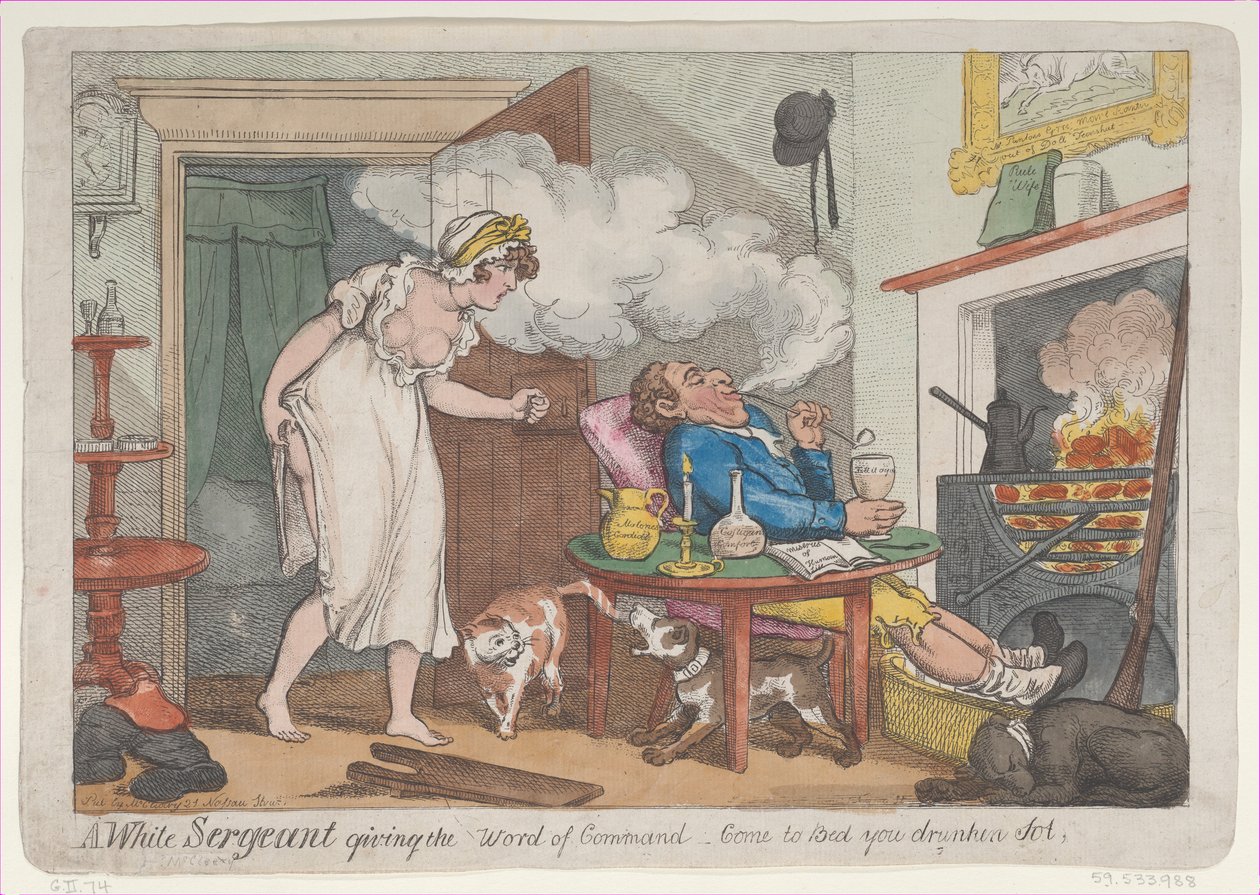 Bílý seržant dává slovo velení - Pojď do postele, ty opilý hajzle, 2. května..., 25. května 1807. od Unbekannt