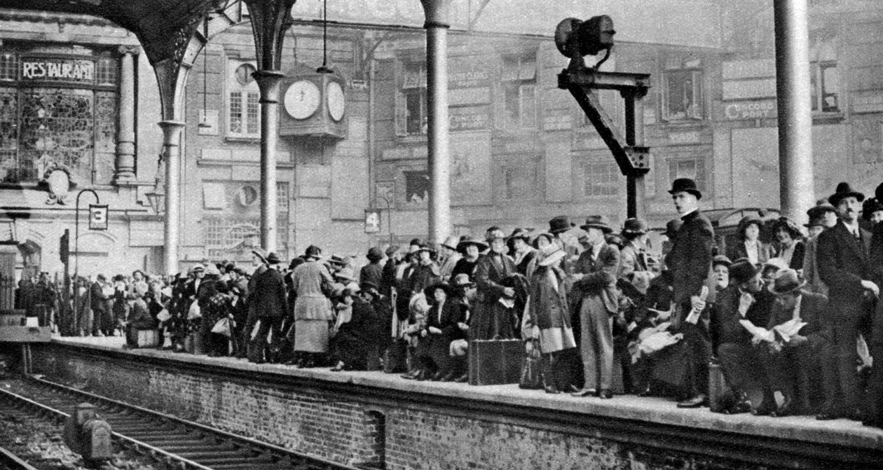 Dav, který čekal na vlak do Margate, Londýn, 1926-1927 od Unbekannt