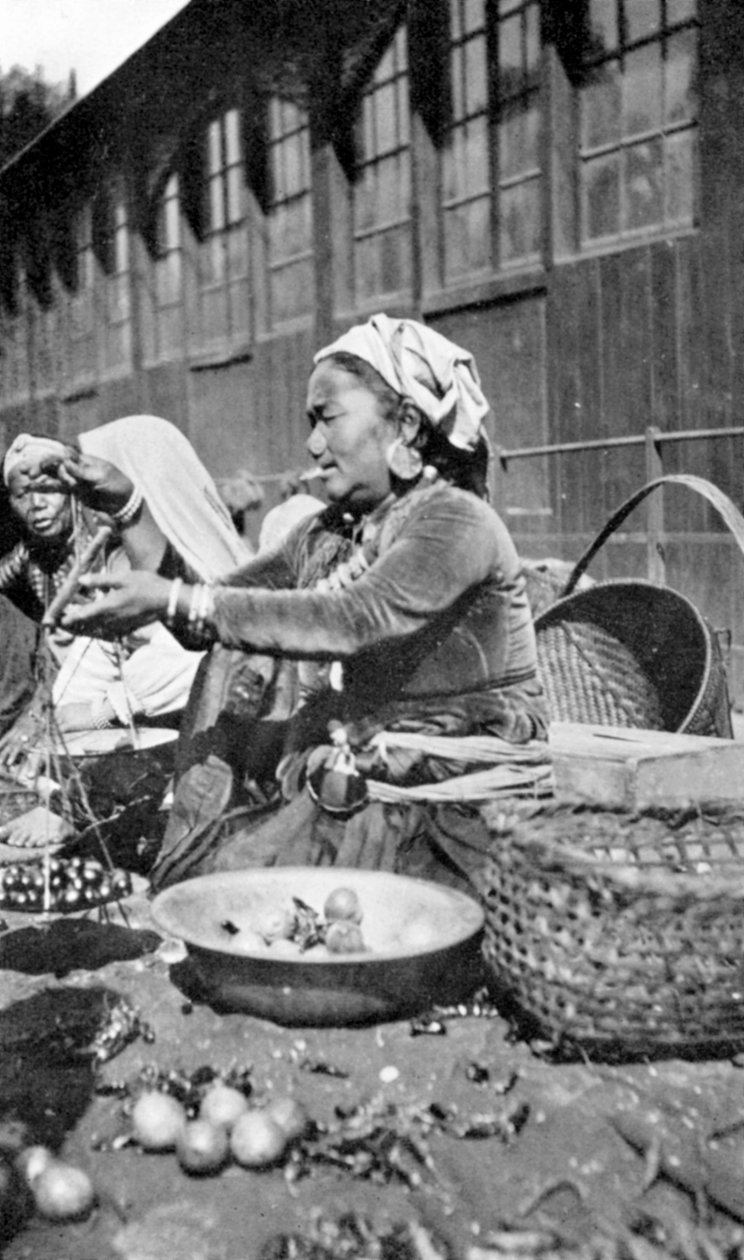 Bazar v Darjeelingu, Západní Bengálsko, Indie, c1910 od Unbekannt