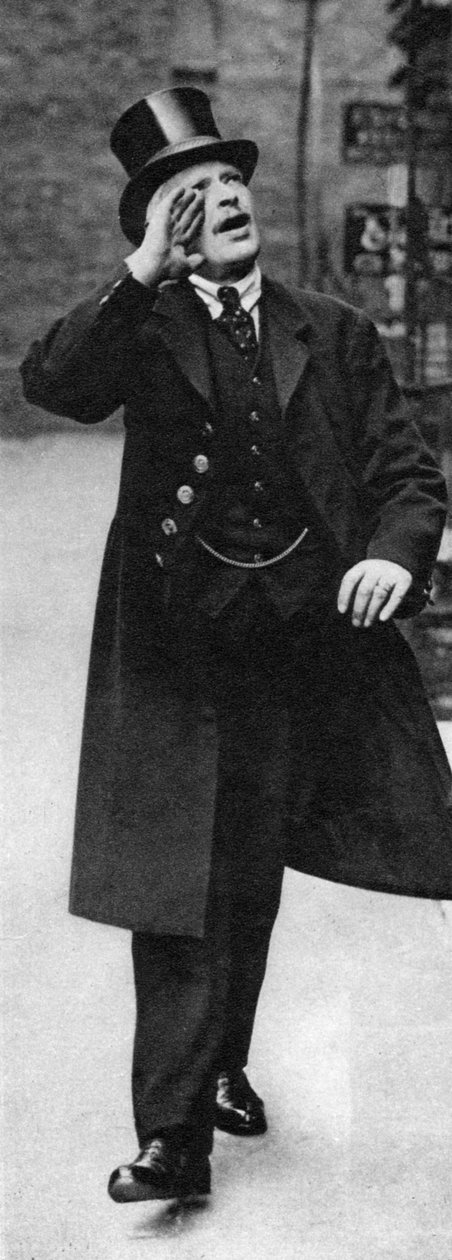 Beadle volající hodiny, Ely Place, Londýn, 1926-1927 od Unbekannt