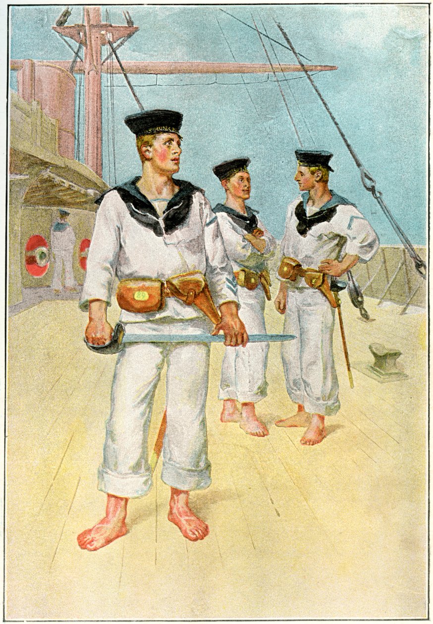 Nástupní párty, c1890-c1893 od Unbekannt