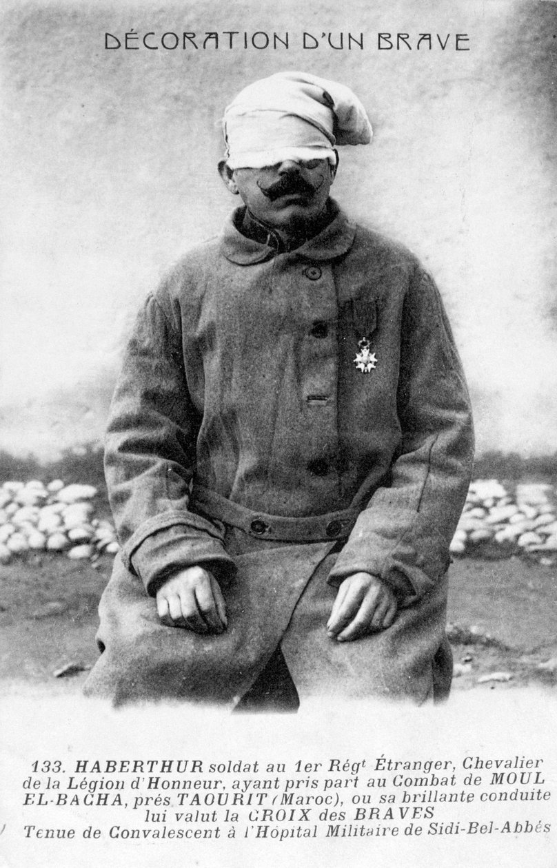 Legionář v rekonvalescenci, Sidi Bel Abbes, Alžírsko, 1910 od Unbekannt