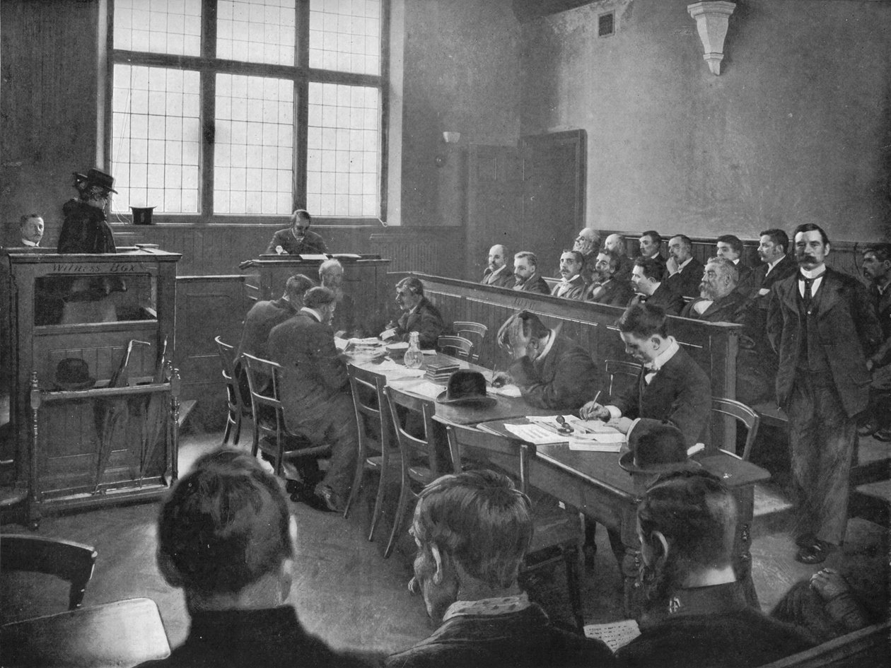 Vyšetřování koronerů, Londýn, c1901 1901 od Unbekannt