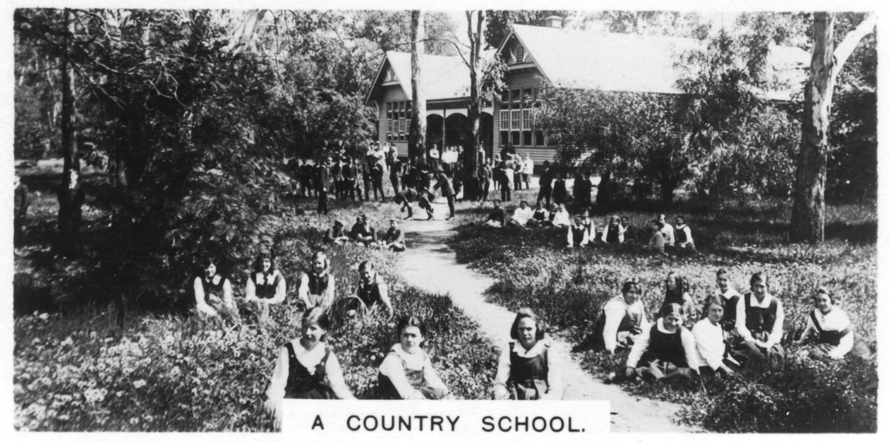 Venkovská škola, Austrálie, 1928 od Unbekannt