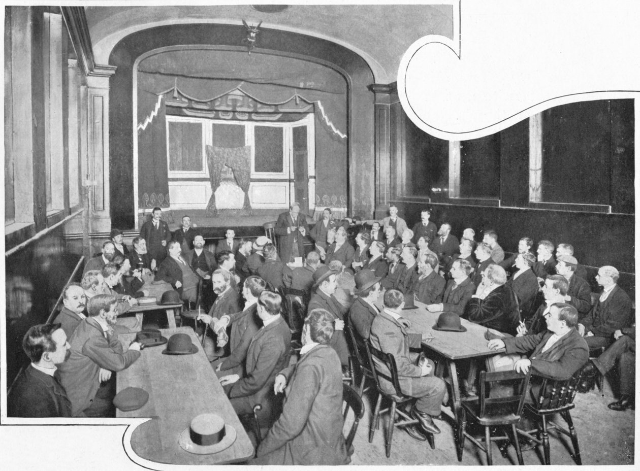 Diskuse v klubu Eleusis, Londýn, c1903 1903 od Unbekannt