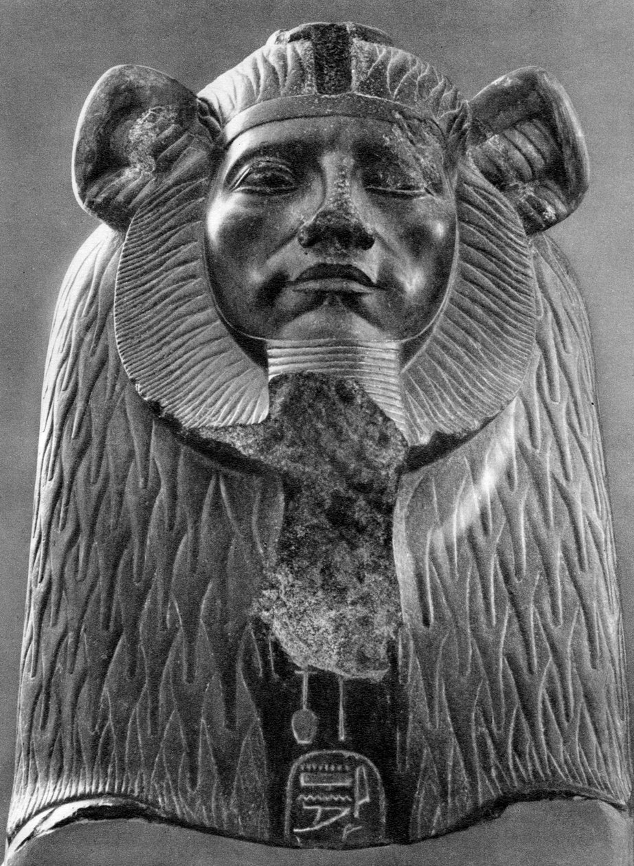 Žulová sfinga krále Amenemhata III., c1820 př.nl 1936 od Unbekannt